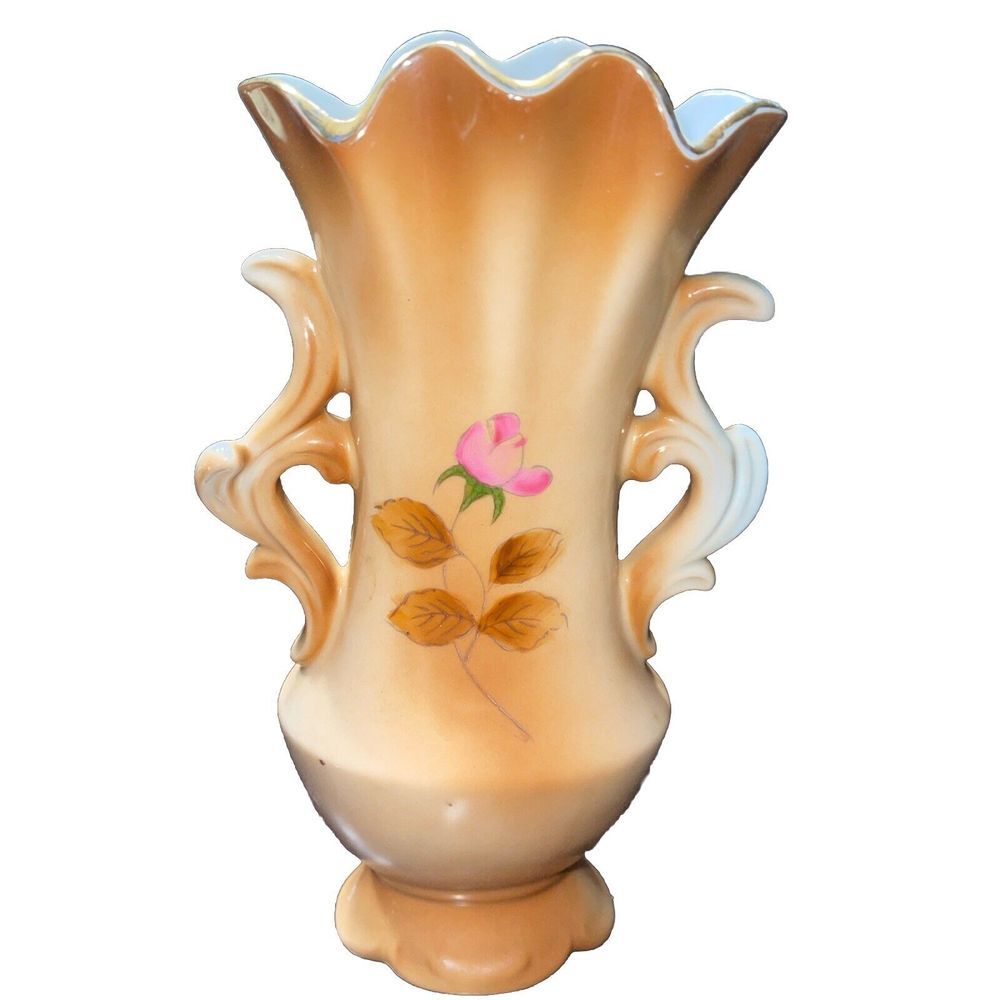 Royal Copley Vintage Floral Themed Vase. Collectible 1950s